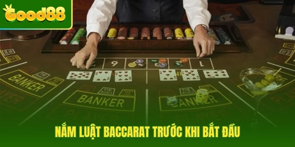 Luật Baccarat cơ bản với ba cửa cược Player Banker Tie